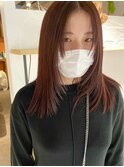 【三ツ井】お顔周りにレイヤーを入れてお洒落ストレートスタイル