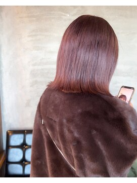 アレス ヘアーリビング ARES・HAIRLIVING ピンクブラウン