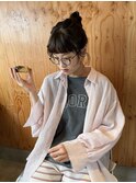 【Manae】ざっくり結んで可愛い！計算済み後れ毛カット