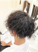 マッシュソフトツイストパーマ　【メンズ/ツイストパーマ】