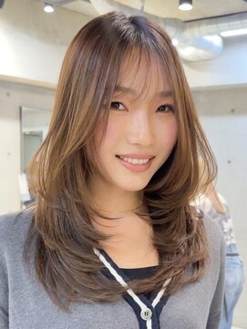 ヨロ 小岩(YOLO) ハイライトカラーミルクティーベージュケアブリーチダブルカラー