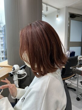 ミエルヘアーエスト 新宿店(mielhair est) 透明感カラー/ピンクベージュ【新宿】