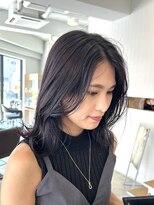 ロックワークオレンジ 西中島店(ROCK WORK ORANGE)&nbsp;地毛風カラー＊ 顔まわりカット