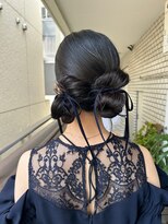 レジーロ (Regilo)&nbsp;リボンヘア　結婚式　お呼ばれヘア