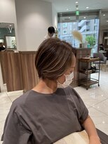 アッシュ 茗荷谷店(Ash)&nbsp;白髪ぼかしハイライトの半年後