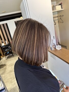 匠 美容室 ハイライトカラー