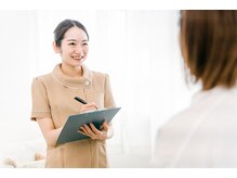 ヘアアンドビューティー クアトロ 戸祭店(QUATRO)の雰囲気（レセプション。美容師に直接言いにくい事等何でもお話しください）