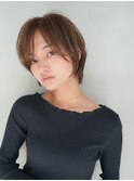 【GEEKS渋谷】小顔くびれショート/20代30代/春カラー/ハイライト