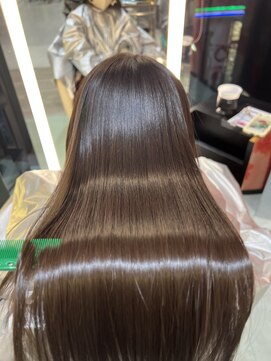 ウィル あべの店(WiLL) 艶溢れた、髪質改善ストレート