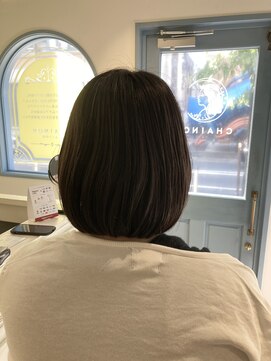 シェノン 赤羽店(CHAINON) ワンカールパーマボブ2025赤羽ミディアムのパーマが得意な美容院
