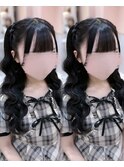 編み上げハーフツイン