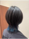 エンドカラー・ブルーカラー☆ハンサムショートクラゲヘアー