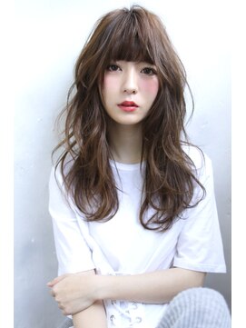 ブラン 栄(Blanc) 【Blanc】レイヤーカット_パーマ__ロング