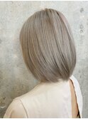 ミニボブ　前下がりボブ　グラデーションボブ