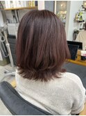 ミディアムレイヤーピンクブラウン
