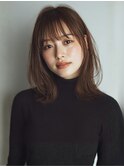 ミディアムレイヤー ウルフカット 顔周りカット 髪質改善 艶髪