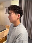 【清潔感】セット簡単メンズショートパーマ/直毛改善/朝ラク