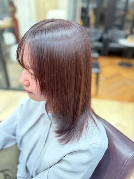 ピュア ポイント 和光店(PURE POINT) ブリーチ無しカラー/ラベンダーブラウン