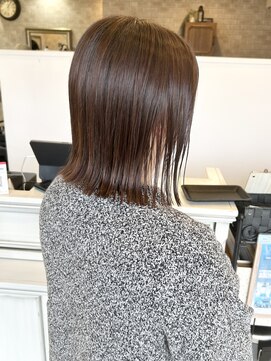 ヴィアスヘアー(vias hair) ナチュラルなコスメ縮毛矯正で作るハネスタイル