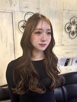 ヘアーアンドメイク シークタチカワ 立川店(Hair&Make Seek)&nbsp;【澤飯】ブリーチなしダブルカラーで透明感ヘーゼルベージュ