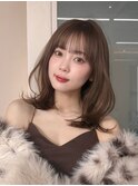 ミディアムレイヤー×まろブラウン