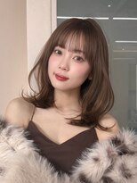 ウェイズトウキョウ 新宿店(Ways TOKYO) ミディアムレイヤー×まろブラウン