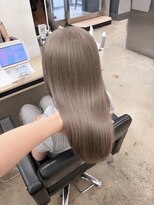 アジールヘア 赤羽駅南口店(agir hair) 透明感グレージュ×小顔レイヤーカット◎大人可愛いスタイル