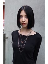 アンブル リュクス 池袋(amble luxe)&nbsp;黒髪タイトミニボブ