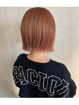 トリコ(ToricO)&nbsp;切りっぱなし　暖色系ミルクティー　ミルクティーベージュ