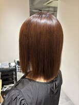 パトゥ 京都四条烏丸(patou) 広がり知らず◎まとまる艶ボブ縮毛矯正