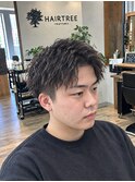 メンズツイストピンパーマ