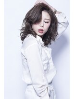 ミエルヘアーブラン(miel hair blanc)&nbsp;ラフパーマでふんわり可愛い♪小顔パーマ♪【miel hair blanc】