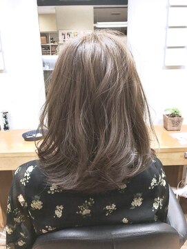 ヘアーメイク マーズ 売布店(Hair Make Mars) ミルクティーベージュ×ふんわりボブ