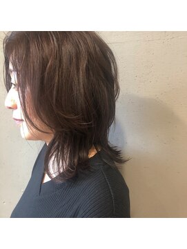 アルマヘアー(Alma hair by murasaki) 大人セミディで抜け感ヘア
