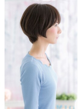 ミック ヘアアンドビューティー 大山店(miq  Hair&Beauty) 前下がり小顔マッシュショートb