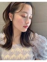 センス(SENSE)&nbsp;【自由が丘SENSE】大人可愛い、くすみカラー×ゆるふわカール