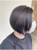 インナーカラーボブスタイル