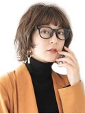 大人ウルフパーマ／大人ショート／表参道／30代40代50代