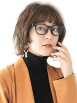 大人ウルフパーマ／大人ショート／表参道／30代40代50代