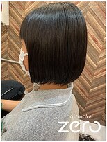 ヘアメイクゼロ 坂戸駅前店(hairmake zero)&nbsp;ぱつんとミニボブ