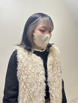 アンドミライ(& mirai) 【インナーカラー】【グレーヘアカラー】【グレーシルバー】anz