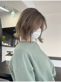 【なつみ】ミルクティベージュナチュラルウェーブボブ