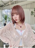 □ワンカールで可愛く♪ボブウルフカット!
