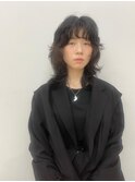 暗髪ウルフパーマ【田村隆馬】