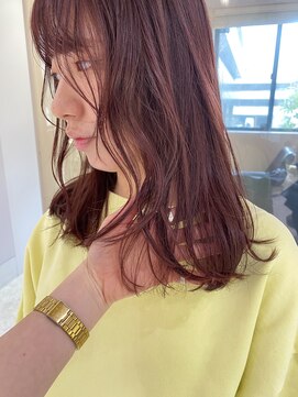 マイル 渋谷(mile) ブリーチなしカシスピンク