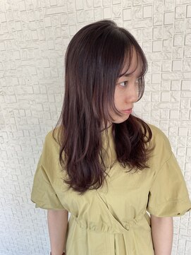 テラスヘア 新潟駅南(TERRACE hair) 透明感溢れるピンクベージュ