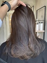 ニュイ(NUIT)&nbsp;ダブルカラーミルクティーベージュカラーブルーブラックブリーチ