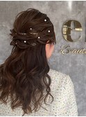 ヘアセット/ヘアアレンジ/アップ/ハーフアップ/ミディアム/ボブ