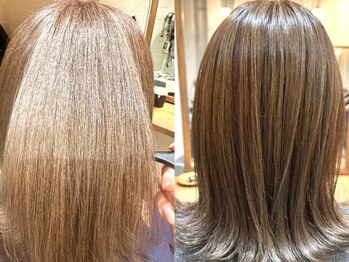 ラペ ラックスビー(LA PAIX LUXBE)の写真/大人女性の為の上質グレイカラー♪ダメージレスで、艶やかな仕上がりに☆あなたの魅力を最大限引き出す◎