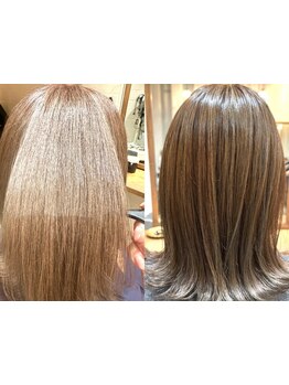 大人女性の為の上質グレイカラー♪ダメージレスで、艶やかな仕上がりに☆あなたの魅力を最大限引き出す◎